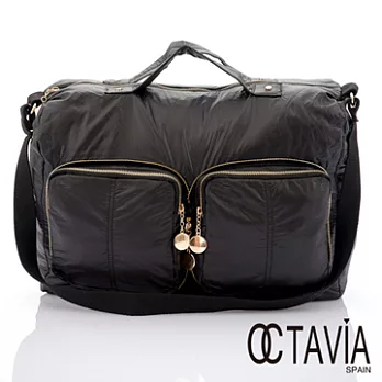 【Octavia 8 】比奇斯的奇幻尼龍包- 軟滑黑