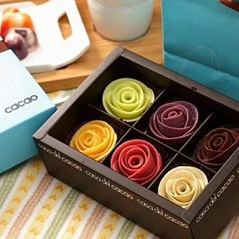 《可可府》6入玫情巧克力禮盒