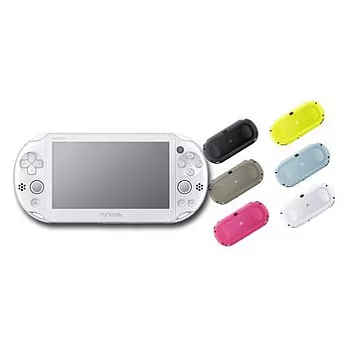 【PS Vita全新2代】2007型 Wi-FI版+HORI黑色矽膠套+液晶保護貼白