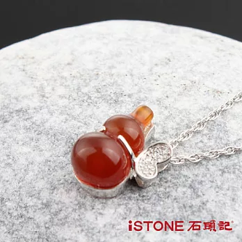 石頭記 福祿蝶疊紅瑪瑙項鍊紅瑪瑙