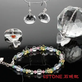 石頭記 改善運勢好運來白水晶套組白水晶
