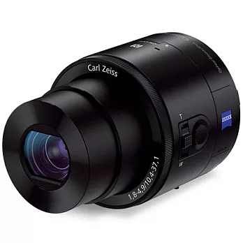 (公司貨)SONY QX100 高畫質手機外掛鏡頭-送相機保護袋/黑色