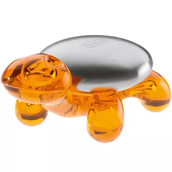 《KOZIOL》Ama去味皂+烏龜座(透橘)