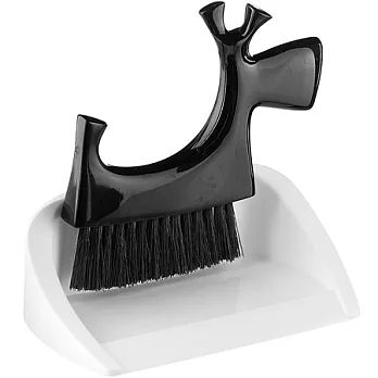 《KOZIOL》Pico梗犬桌面小掃把(黑)