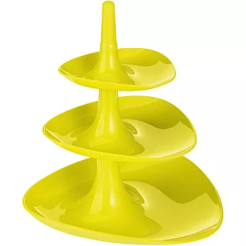 《KOZIOL》3層貝殼點心盤(綠)