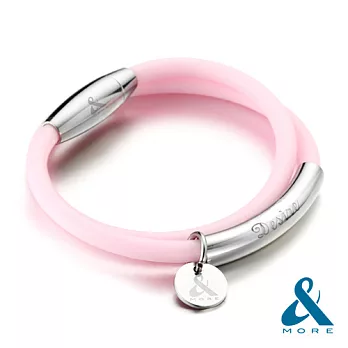 【&MORE】愛迪莫『Desire渴望』超濃鍺鈦手環L甜心粉