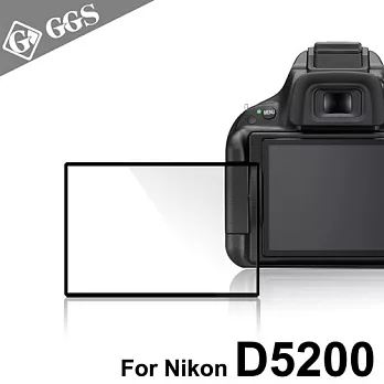 GGS第四代LARMOR金鋼防爆玻璃靜電吸附保護貼-NIKON D5200專用