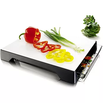 《VACU VIN》Tray 收納盒雙面砧板(白)