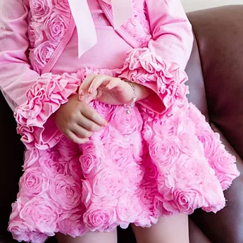 Cutie Bella玫瑰花短裙-Pink(100CM)