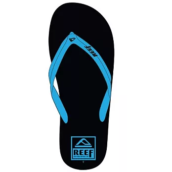 REEF舒適好穿多色男款人字拖_黑/藍8黑/藍