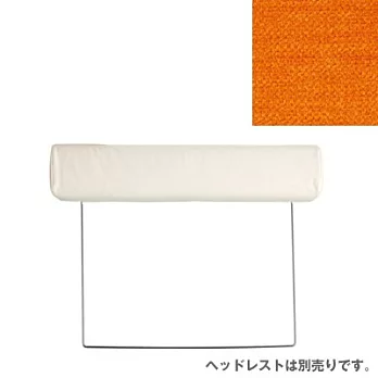 [MUJI 無印良品]棉鬆絨沙發用頭枕套/橘色/3人