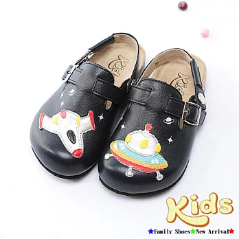 Kids好奇號探險前包後空勃肯風鞋~藍色兒童款25藍色