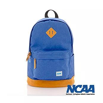 NCAA - 小豬筆電多彩後背包麂皮邊兒後背包 - 海藍