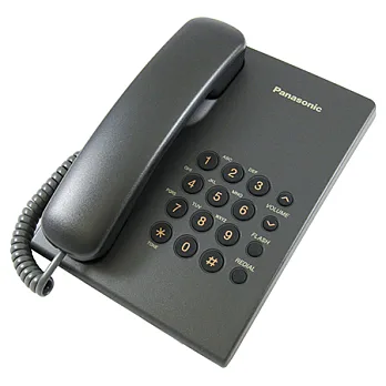 【Panasonic】經典款有線電話(KX-TS500) 平行輸入經典黑