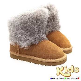 Kids俄羅斯雪季手工雪靴~駝色大人款35駝色