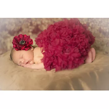 Cutie Bella蓬蓬裙Burgandy(90cm)