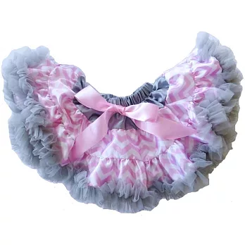 Cutie Bella蓬蓬裙Chevron-Pink-Grey(90cm)
