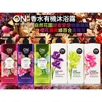 韓國 ON THE BODY 香水有機沐浴露 900g (7款供選)Nature garden自然花園
