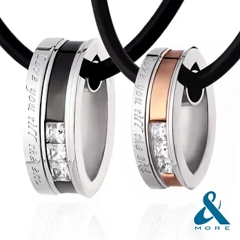 【&MORE】愛迪莫鈦鍺-MAGIC情人對鍊『愛奇緣』請備註尺寸於地址後,謝謝