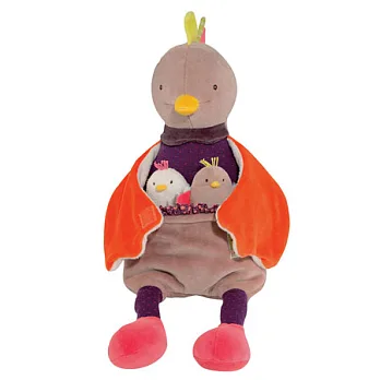 法國(Moulin Roty)可愛Madame Pivione 小雞造型多功能遊戲娃娃 (656079)
