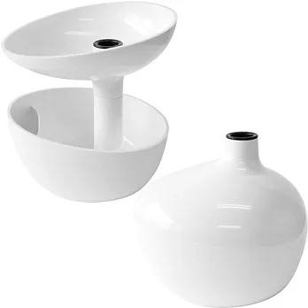 《Sceltevie》雙層旋轉花器(白)