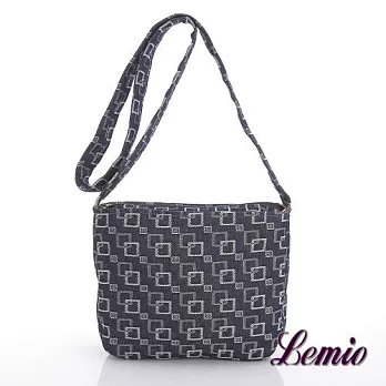 【Lemio】MIT手工布包系列 雙面設計 立體牛仔布 隨身斜肩包