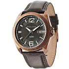 POLICE 義式休閒風格時尚腕錶-鐵灰/47mm鐵灰