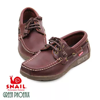 SNAIL蝸牛 厚底帆船鞋.休閒鞋(女生款) 36咖啡色