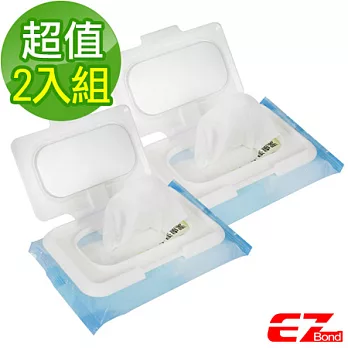 【EZ Bond】濕紙巾暖暖蓋(超值二入)_附USB連接線(白色)