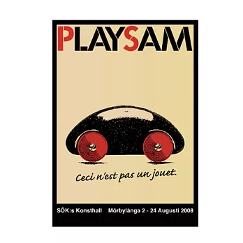 Playsam 經典流線原型車海報(不含裱框)