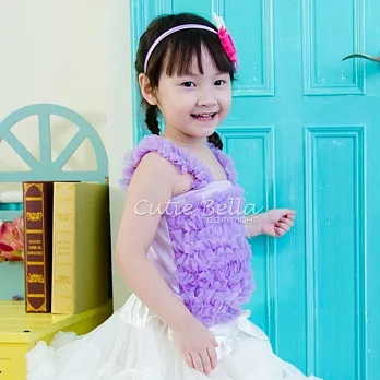 Cutie Bella雪紡紗蓬蓬上衣Lilac(100CM)