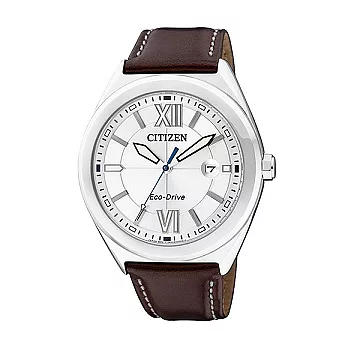 CITIZEN 風城時尚光動能潮流個性腕錶-銀-AW1170-00H