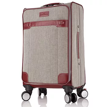 LEGEND WALKER 4016 牛津布防潑水19吋登機箱灰/紅19吋灰/紅