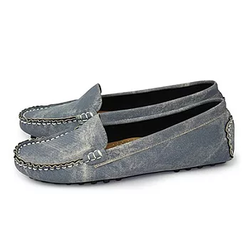 FUFA 手縫豆豆情侶鞋 (G16) 灰色23灰色