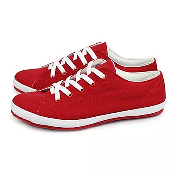 FUFA 素面低筒帆布鞋 (H48) 紅色23紅色