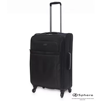 【Sphere斯費爾】24吋360超輕加寬旅行箱(亮黑色)24吋亮黑色