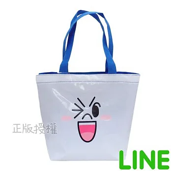 【LINE FRIENDS】㊣版授權 造型萬用收納袋(三款)白色饅頭人款