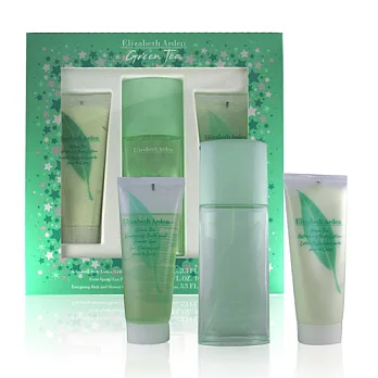 【Elizabeth Arden 雅頓】綠茶香氛雪花禮盒100ml 三件組