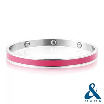 【&MORE】愛迪莫『時尚DNA鍺手環』馬卡龍系列櫻桃紅