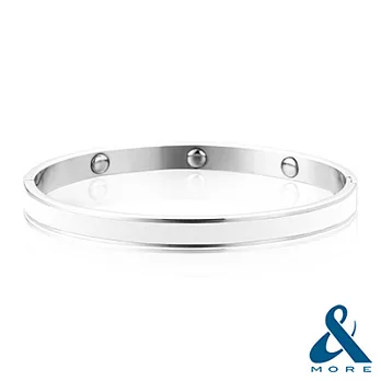 【&MORE】愛迪莫『時尚DNA鍺手環』馬卡龍系列慕斯白