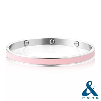 【&MORE】愛迪莫『時尚DNA鍺手環』馬卡龍系列莓果粉