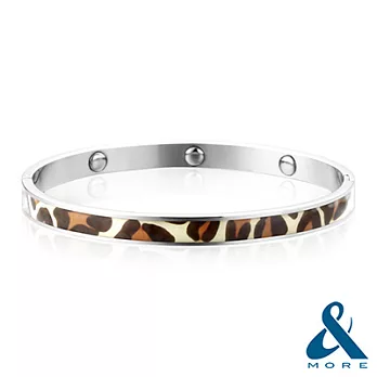 【&MORE】愛迪莫『時尚DNA鍺手環』動物紋系列班斕豹