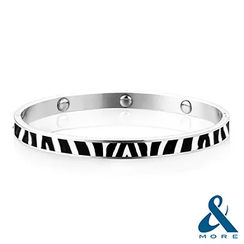【&MORE】愛迪莫『時尚DNA鍺手環』動物紋系列斑馬紋