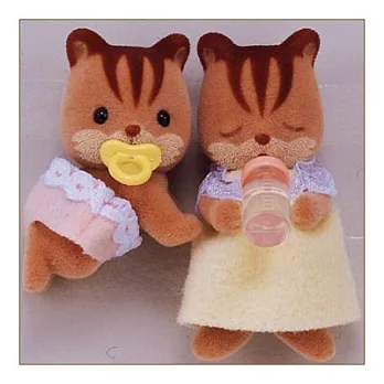 《EPOCH》森林家族-紅松鼠雙胞胎