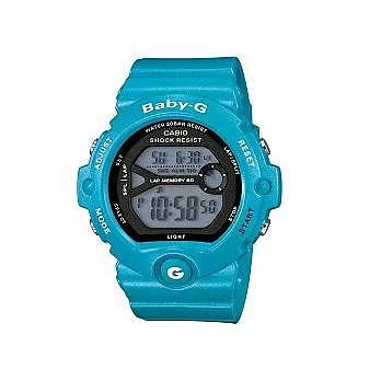 BABY-G 閃耀光芒世紀之星時尚液晶腕錶-藍-BG-6903-2
