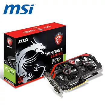 MSI 微星 N750 GAMING 1GD5 OC 顯示卡