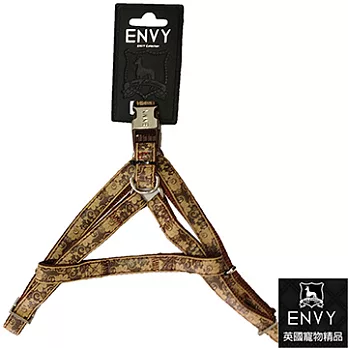 【凱堡】英國ENVY 寵物精品 胸背《伊麗絲》S號咖啡