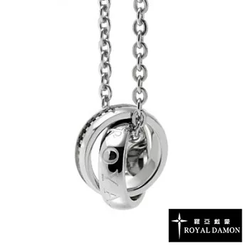 【Royal Damon羅亞戴蒙】『牽手』項鍊(大)