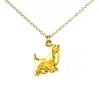 【Dogeared】許願項鍊 WAG BY DOGEARED 巴吉度獵犬 BASSET HOUND 14K金項鍊~18吋