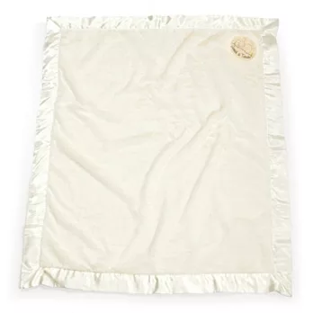 美國Bunnies By The Bay海灣兔,米小兔雙面天鵝絨柔軟毯,“Furever” Blanket-Cream